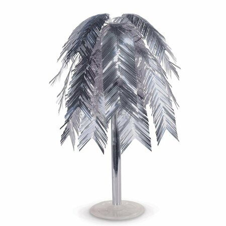 GOLDENGIFTS 24 in. Metallic Cascade Centerpiece, Silver, 6PK GO1689053